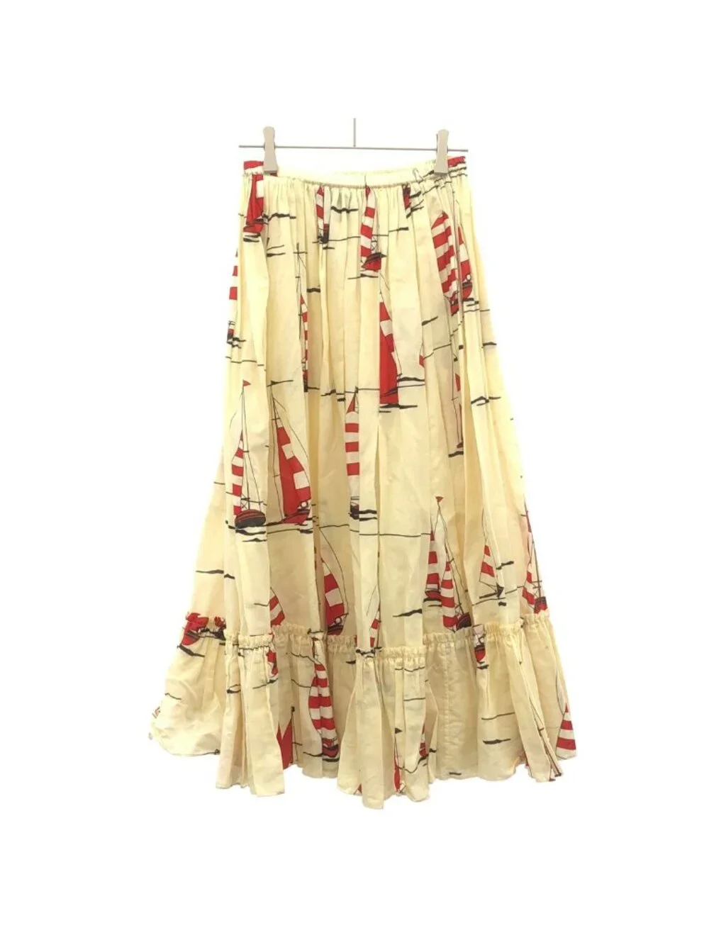 Gucci Yacht Print Skirt Ivory 38